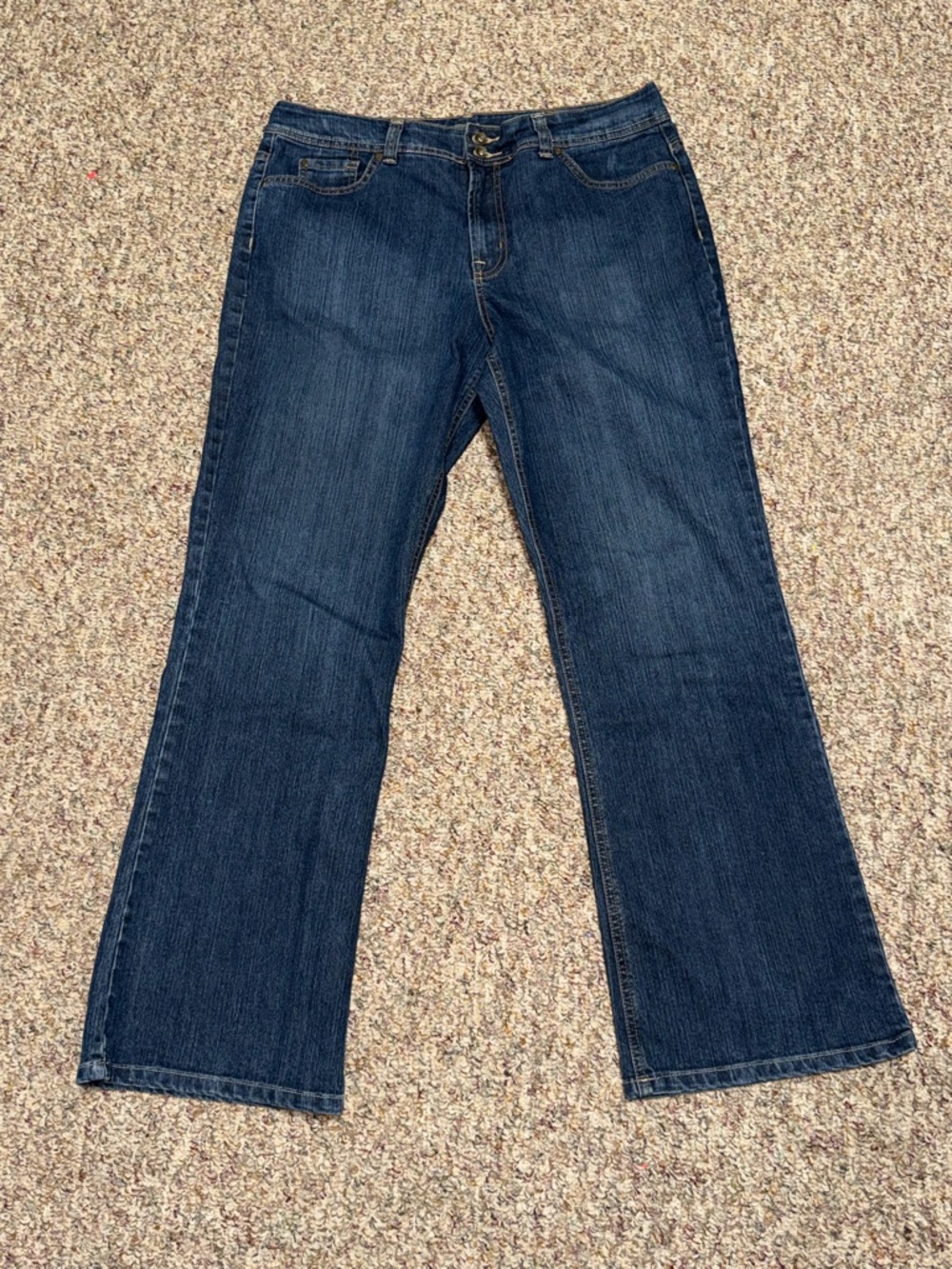 Women's plus size 16 Nine‎ West Dark Blue Flare Jeans